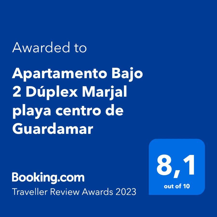 Apartamento Bajo 2 Duplex Marjal Playa Centro De Guardamar Гвардамар-дель-Сегура Экстерьер фото
